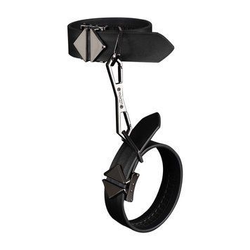 Фиксаторы для рук и ног LOCKINK Wristcuffs/Anklecuffs, черные, натуральная кожа фото и описание
