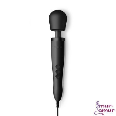 Вібромасажер DOXY Original Black, дуже потужний, живлення 220В, пульсівні вібрації