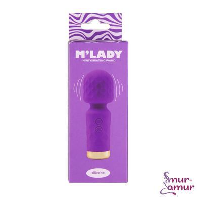 Вібромасажер M&rsquo;Lady Mini Vibrating Wand Purple