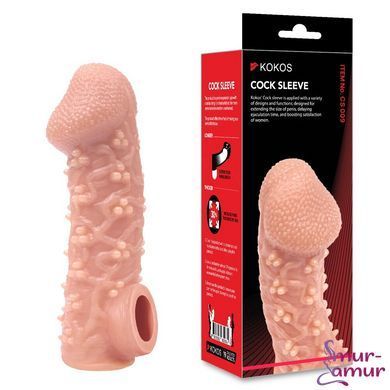 Насадка на член Kokos Cock Sleeve CS 009 M