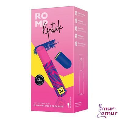 Вакуумний кліторальний стимулятор-помада Romp Lipstick, 7 рівнів інтенсивності фото і опис