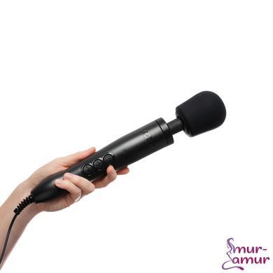 Вібромасажер DOXY Original Black, дуже потужний, живлення 220В, пульсівні вібрації