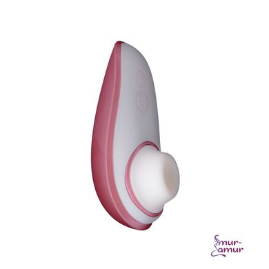 Вакуумный клиторальный стимулятор Womanizer Liberty Pink, магнитная крышка, 2 насадки фото и описание