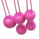 Набір вагінальних кульок Je Joue - Ami Fuchsia, діаметр 3,8-3,3-2,7см, вага 54-71-100гр фото