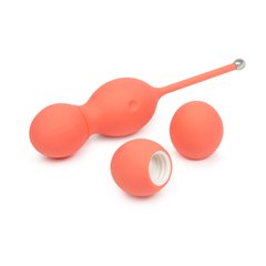 Смарт вагинальные шарики с вибрацией We-Vibe Bloom, диаметр 3,3 см, масса 45, 65, 80 г фото и описание
