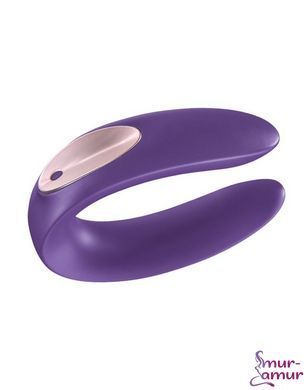Вибратор для пар Satisfyer Double Plus Remote с пультом ДУ и двумя моторчиками фото и описание