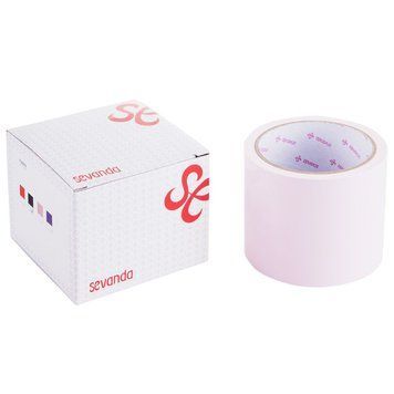 Скотч для бондажа LOCKINK SEVANDA Electrostatic Tape, бледно-розовая, 16 м фото и описание