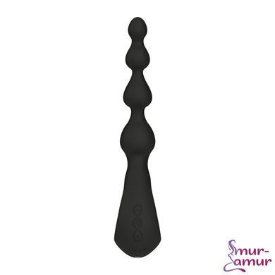 Анальне намисто з вібрацією LELO Soraya Beads Black, різний діаметр намистин, 8 режимів фото і опис