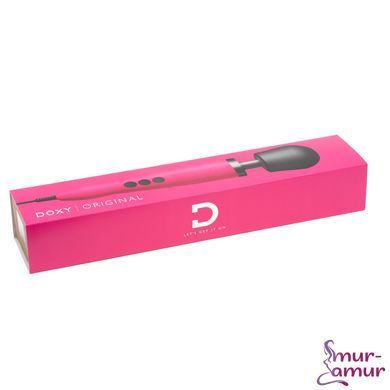 Вібромасажер DOXY Original Pink, дуже потужний, живлення 220В, пульсівні вібрації