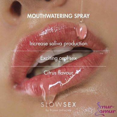 Спрей для усиления слюноотделения Bijoux Indiscrets Slow Sex Mouthwatering spray фото и описание