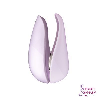 Вакуумний кліторальний стимулятор Womanizer Liberty Lilac, магнітна кришка, 2 насадки фото і опис