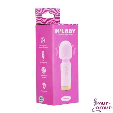 Вібромасажер M&rsquo;Lady Mini Vibrating Wand Pink