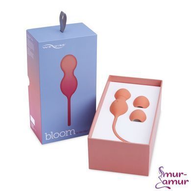 Смарт вагинальные шарики с вибрацией We-Vibe Bloom, диаметр 3,3 см, масса 45, 65, 80 г фото и описание