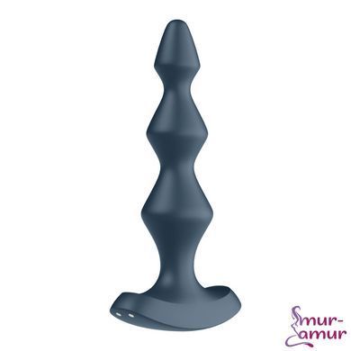 Анальний стимулятор-намистини з двома моторами Satisfyer Lolli-Plug 1 Dark teal фото і опис