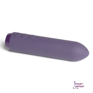 Минивибратор Je Joue - Classic Bullet Vibrator Purple с глубокой вибрацией и фиксацией на палец фото и описание