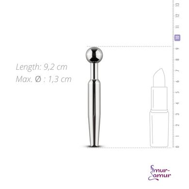 Порожнинний уретральний стимулятор Sinner Gear Unbendable – Hollow Penis Plug, довжина 7,5см, діамет фото і опис