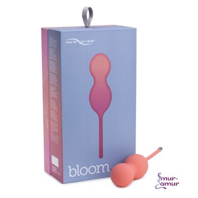 Смарт вагинальные шарики с вибрацией We-Vibe Bloom, диаметр 3,3 см, масса 45, 65, 80 г фото и описание