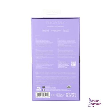 Роскошный вибратор Pillow Talk Sassy Purple Special Edition, Сваровски, повязка на глаза+игра фото и описание