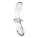 Двусторонний стеклянный дилдо Satisfyer Double Crystal Transparent, боросиликатное стекло, унисекс фото