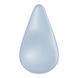 Вібратор для зовнішньої стимуляції Satisfyer Dew Drop Blue, 2 мотори, 12 режимів, м&rsquo;який корпус