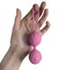Вагінальні кульки Adrien Lastic Geisha Lastic Balls BIG Pink (L), діаметр 4 см, вага 90 гр фото