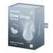 Вібратор для зовнішньої стимуляції Satisfyer Dew Drop Blue, 2 мотори, 12 режимів, м&rsquo;який корпус