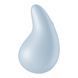 Вібратор для зовнішньої стимуляції Satisfyer Dew Drop Blue, 2 мотори, 12 режимів, м&rsquo;який корпус