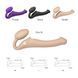 Безремінний страпон з вібрацією Strap-On-Me Vibrating Flesh M, діаметр 3,3см, пульт ДК, регульований фото
