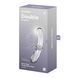 Двусторонний стеклянный дилдо Satisfyer Double Crystal Transparent, боросиликатное стекло, унисекс фото