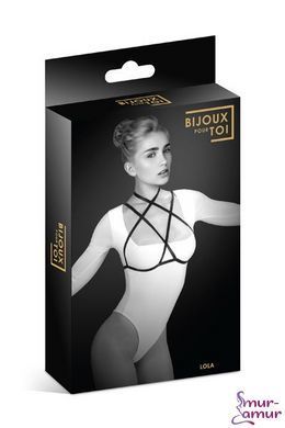 Портупея на грудь Bijoux Pour Toi - LOLA, эластичный полиэстер фото и описание