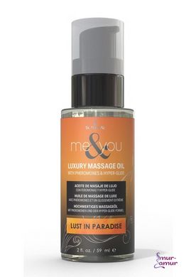 Массажное масло Sensuva Me&You - Lust in Paradise (Lemon, Ginger, Orange, Vanilla & Sugar) 59 мл фото и описание