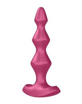Анальный стимулятор-бусины с двумя моторами Satisfyer Lolli-Plug 1 Berry фото и описание