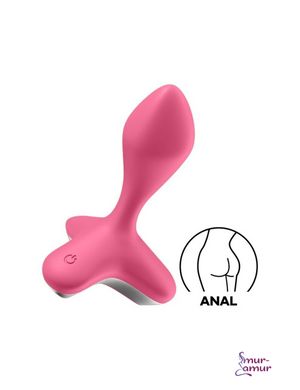 Анальная пробка с вибрацией Satisfyer Game Changer Pink (мятая упаковка!!!) фото и описание