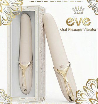 Вібратор Zalo &ndash; EVE Ivory White, вібрація + ротація, імітація язичка, підігрів до 39 &deg;C