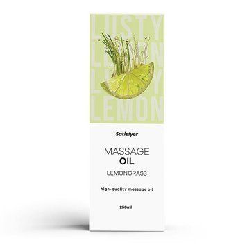 Масажна олія Satisfyer Massage Oil Lemongrass 250 мл фото і опис