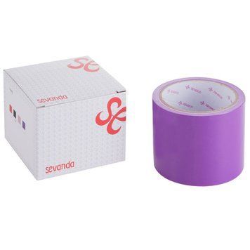 Скотч для бондажа LOCKINK SEVANDA Electrostatic Tape, фиолетовая, 16 м фото и описание