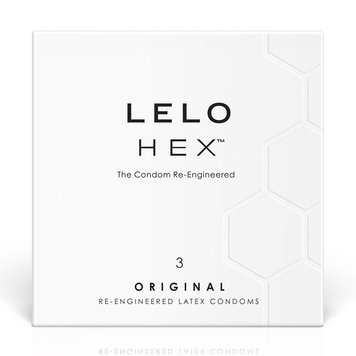 Презервативы LELO HEX Condoms Original 3 Pack, тонкие и суперпрочные фото и описание
