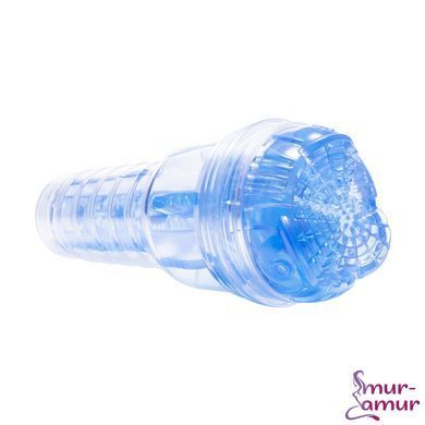 Мастурбатор Fleshlight Turbo Core Blue Ice, оральний секс (глибоке горло) фото і опис