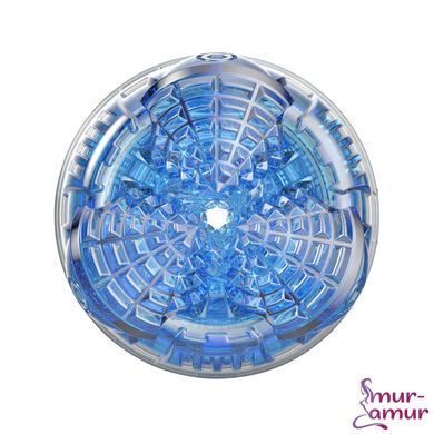 Мастурбатор Fleshlight Turbo Core Blue Ice, оральний секс (глибоке горло) фото і опис