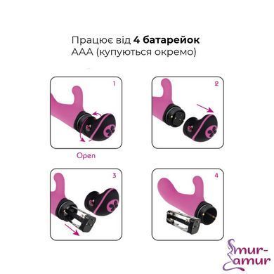 Вібратор Adrien Lastic Butch Cassidy зі змінними насадками для клітора фото і опис