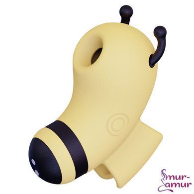 Вакуумный стимулятор с микротоками KISSTOY Beebe Yellow, на палец