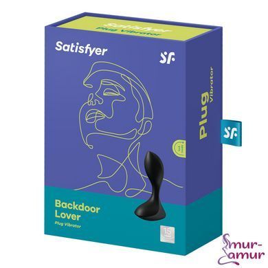 Анальная вибропробка Satisfyer Backdoor Lover Black фото и описание