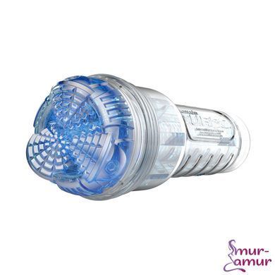 Мастурбатор Fleshlight Turbo Core Blue Ice, оральний секс (глибоке горло) фото і опис