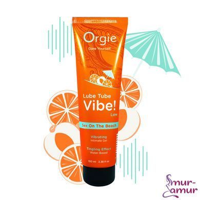 Вибролубрикант Orgie Lube Tube Vibe! Sex On The Beach 100 мл