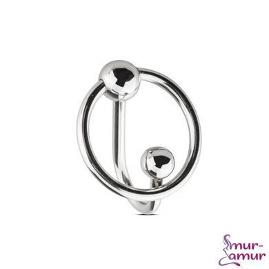 Уретральна вставка із кільцем Sinner Gear Unbendable &ndash; Sperm Stopper Solid, діаметр кільця 2,6 см