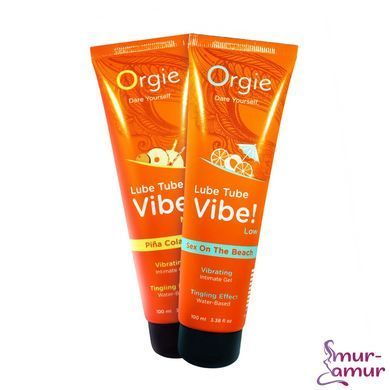 Вибролубрикант Orgie Lube Tube Vibe! Sex On The Beach 100 мл