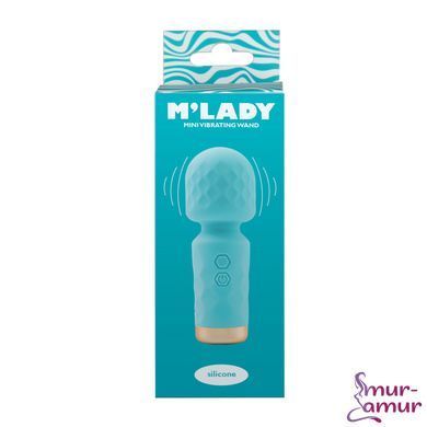 Вібромасажер M&rsquo;Lady Mini Vibrating Wand Teal