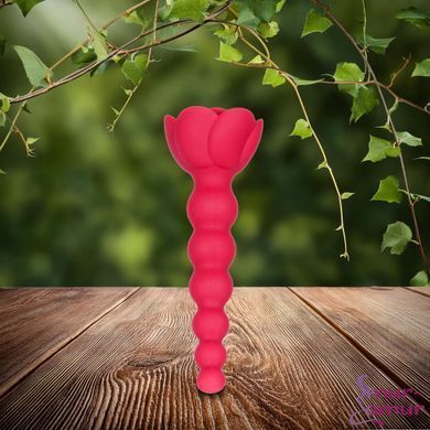 Анальная цепочка Lux Active с розой - Champion Rose