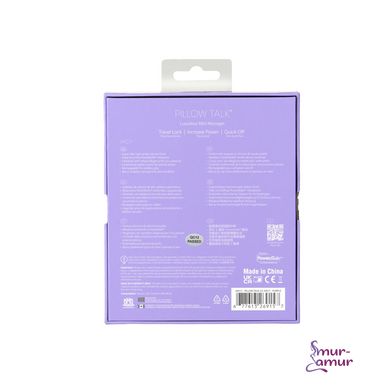 Роскошный вибратор Pillow Talk Racy Purple Special Edition, Сваровски, повязка на глаза+игра фото и описание