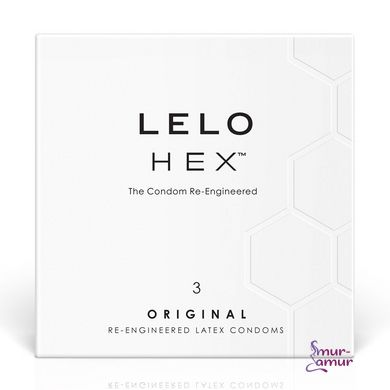 Презервативы LELO HEX Condoms Original 3 Pack фото и описание
